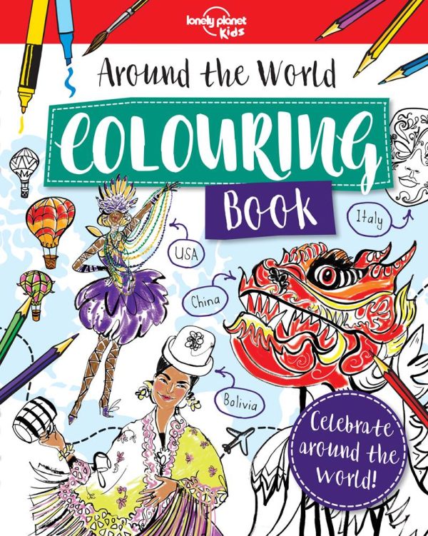 Around the World Colouring Book on Sale