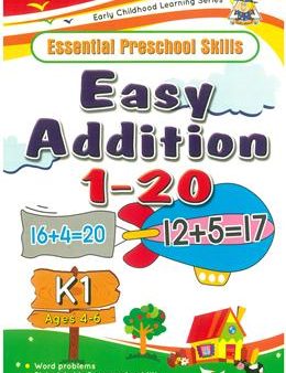 Essential Preschool Skills Easy Addition 1-20 Ages 4-6 Online Hot Sale