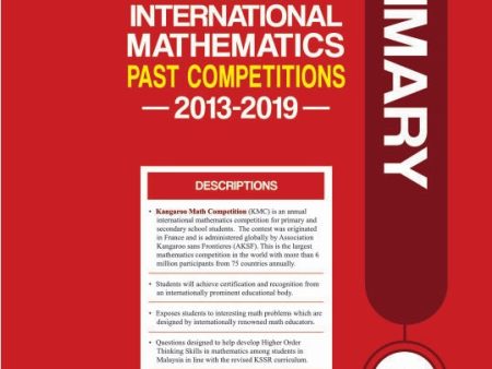 Kangaroo International Mathematics Past Competition (2013-2019) Primary Pre-Ecolier Supply