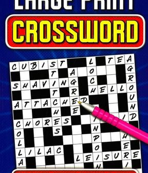 Large Print Crossword on Sale